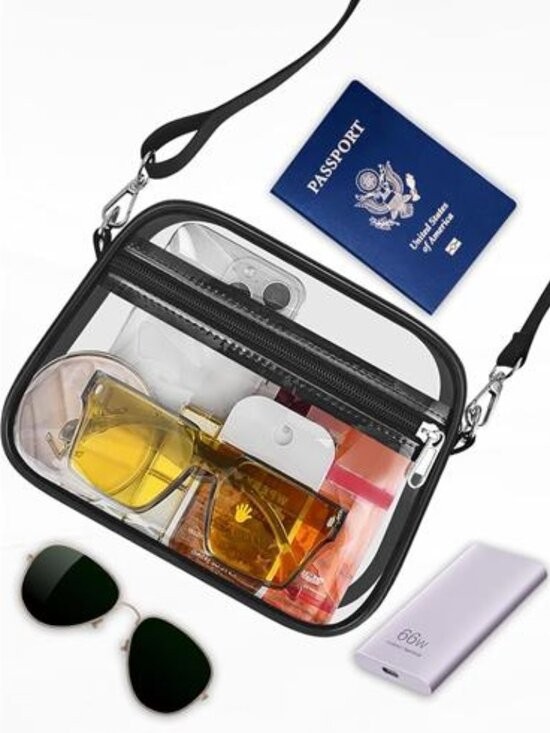 Clear Bag for Stadium Events Clear Handbags Purses for Sports Fans - Picture 5 of 7